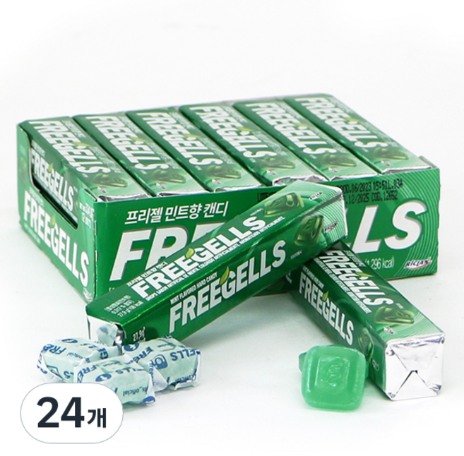 프리젤 민트향 캔디, 27.9g, 24개