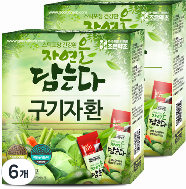 조은약초 스틱형 구기자환, 6개, 90g