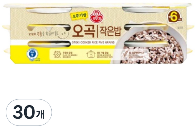 오뚜기 오뚜기밥 오곡 작은밥, 130g, 30개