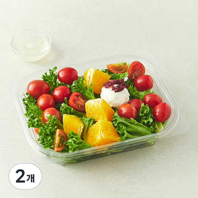 All바른농장 오렌지 & 스테비아토마토 리코타 샐러드, 300g, 2개