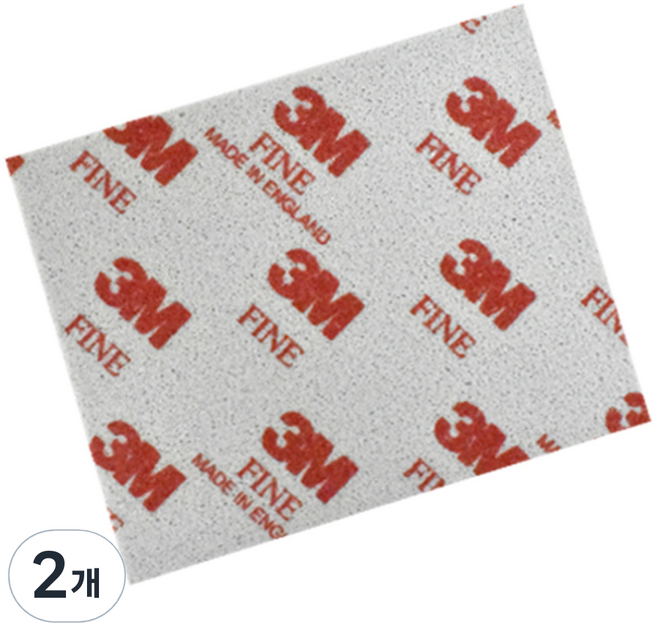 쓰리엠 소프트백 샌딩 스펀지 Fine 02604, 2개