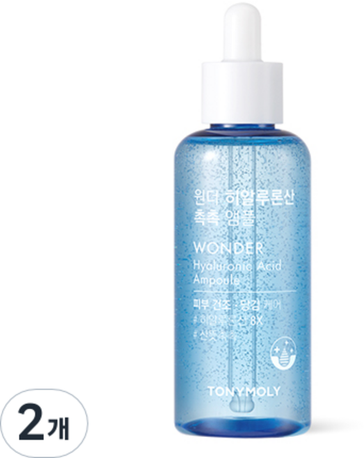 토니모리 원더 히알루론산 촉촉 앰플, 100ml, 2개