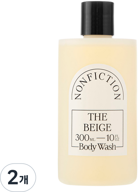 논픽션 더베이지 바디워시, 300ml, 2개