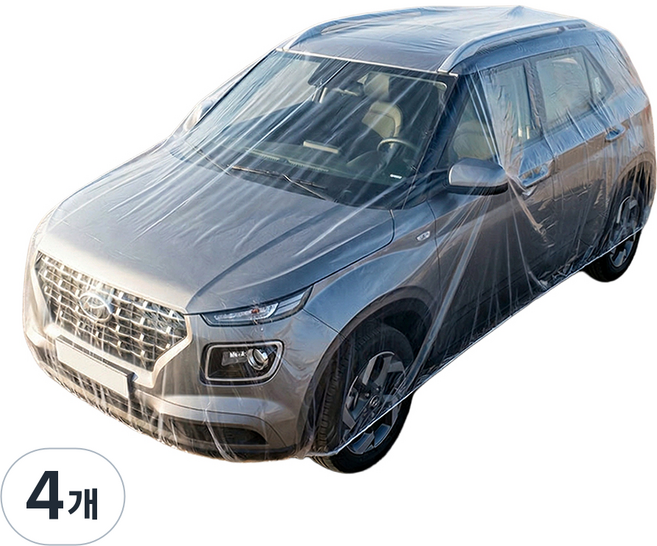MAME 汽車防水塑膠車罩 車身罩, 4個
