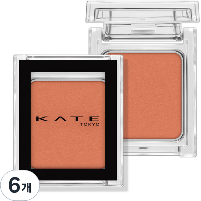 케이트 더 아이 컬러 M104, 레트로 오렌지, 6개
