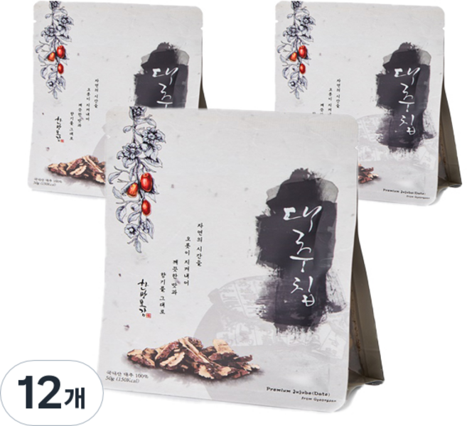 한반도 대추칩, 50g, 12개