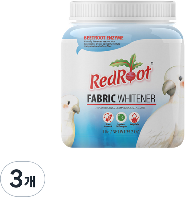 레드루트 산소계 표백제, 3개, 1kg