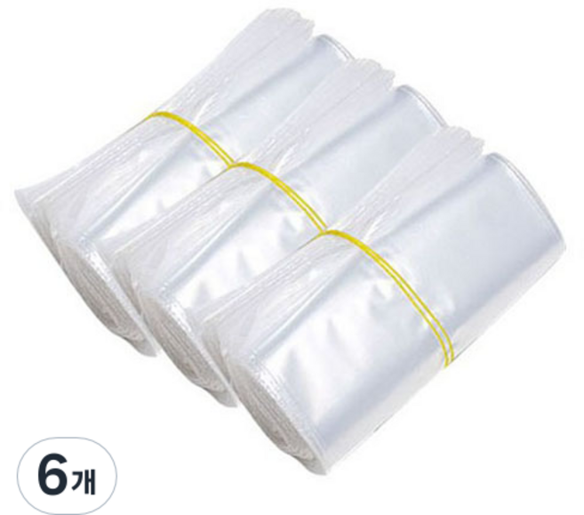 Green Vinyl 生活夾鏈袋, 10 x 13 cm, 100入, 6個