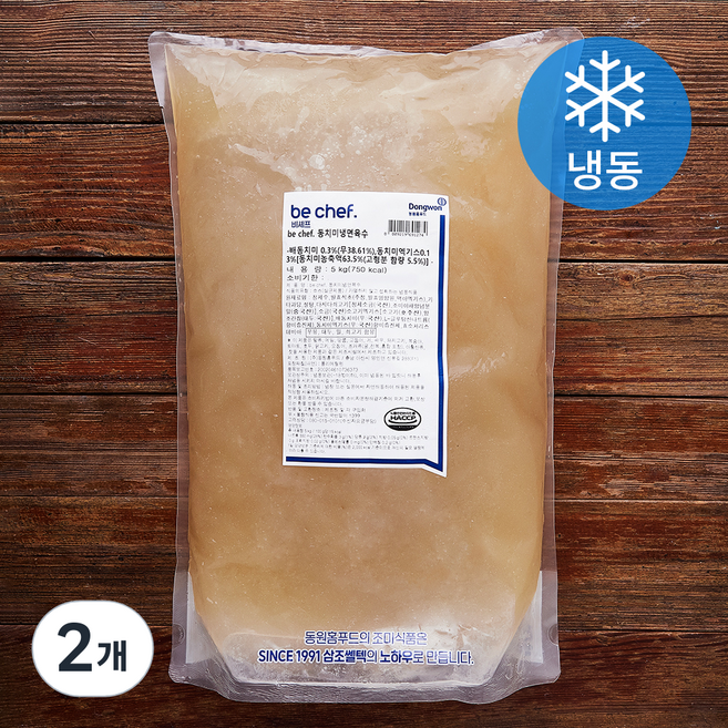비셰프 동치미 냉면육수 (냉동), 5kg, 1개입, 2개