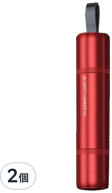 FANCY LIFE 車窗擊破器, 紅色, 2個