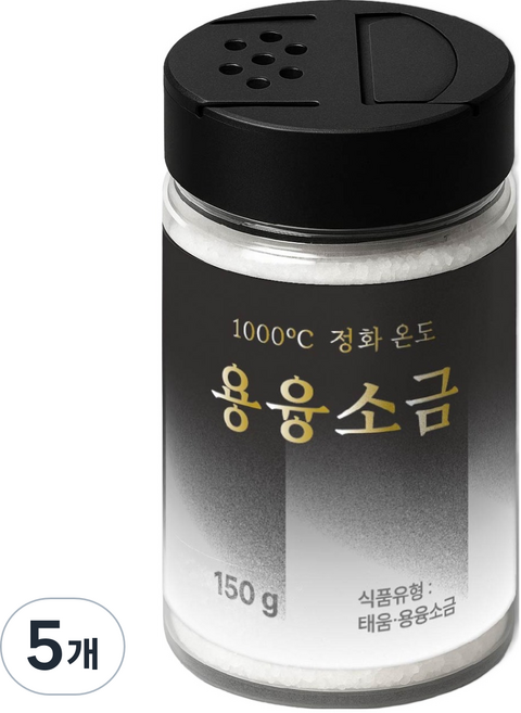 백운염 프리미엄 용융소금, 5개, 150g