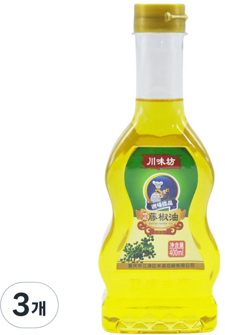 천미방 산초기름 마조유, 400ml, 3개