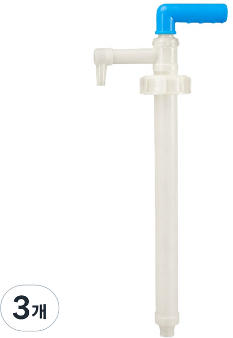 리빙메이커 간편하게 20L 대용량 직수관형 소분 말통펌프 자바라, 3개