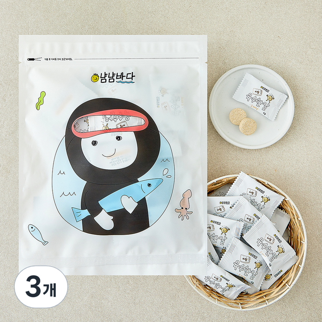 냠냠바다 비법 육수한알 50개입, 200g, 3개