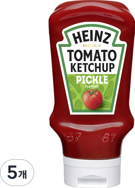 하인즈 피클 케찹, 460g, 5개