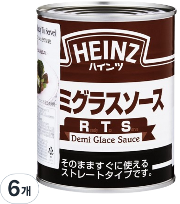 하인즈 데미그라스 RTS, 830g, 6개