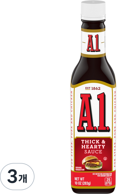 에이원 틱 앤 하티 스테이크소스, 283g, 3개