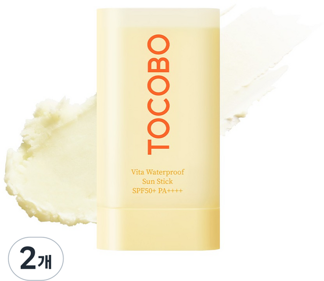 TOCOBO 維他防水防曬棒 SPF50+ PA++++, 2個, 18g