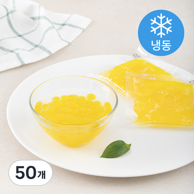 버블펄스 망고 타피오카 펄 (냉동), 60g, 50개
