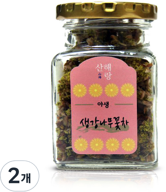 산해랑 야생 생강나무꽃차, 15g, 2개, 1개입