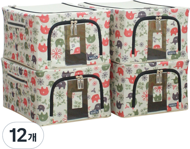 가쯔 캐릭터 와이어 리빙박스 고급형, 폴라엘리, 12개