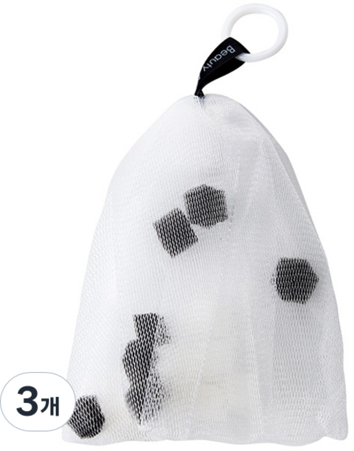 더자카 메쉬 세안 비누망 A, A형, 3개