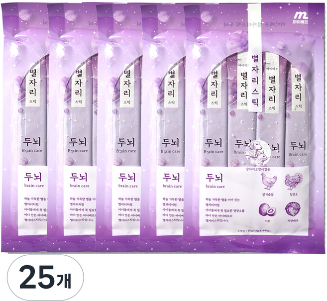 마이베프 반려동물 별자리스틱 영양제, 25개, 60g, 두뇌개발
