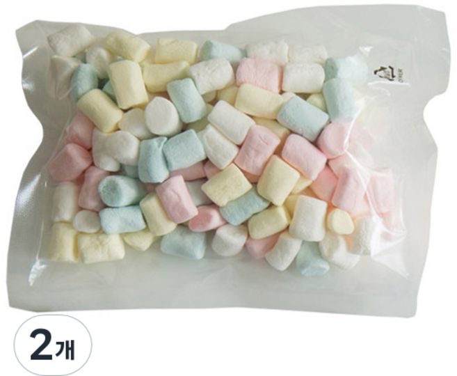이홈베이킹 미니 머쉬멜로우 130p, 2개, 100g