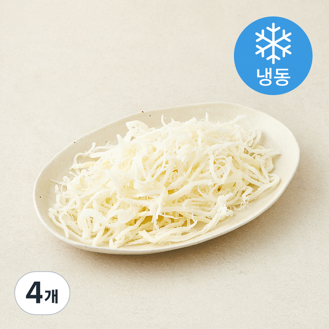 바다원 조미오징어채 (냉동), 4개, 200g