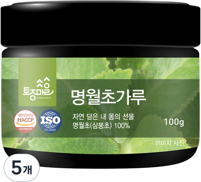 토종마을 명월초가루, 5개, 100g