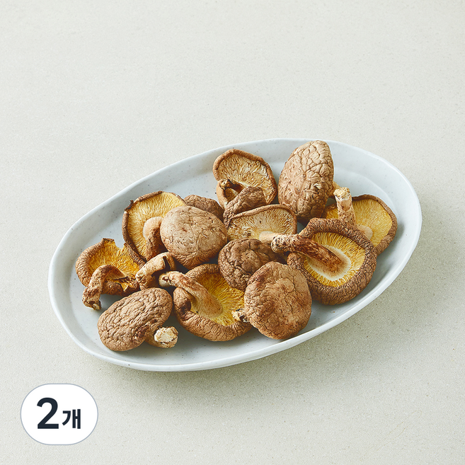 국내산 건조 표고버섯 통, 2개, 100g