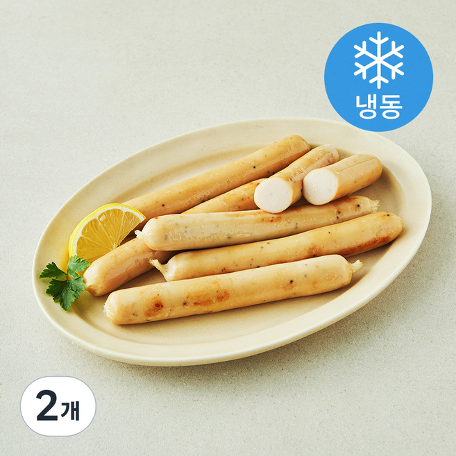 서브큐 닭가슴살 후랑크 (냉동), 1.02kg, 2개