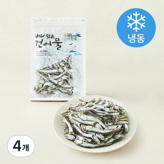 2위 - 완도건강해 대멸치 국물용 (냉동), 4개, 150g