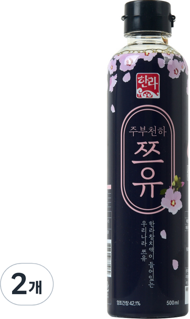 한라 주부천하 쯔유, 2개, 500ml