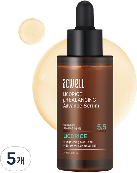 아크웰 감초수 피에이치 밸런싱 어드밴스 세럼, 5개, 30ml