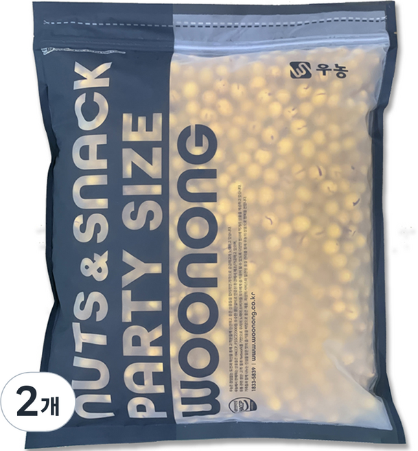 우농 꼬마 오징어땅콩볼, 2.5kg, 2개