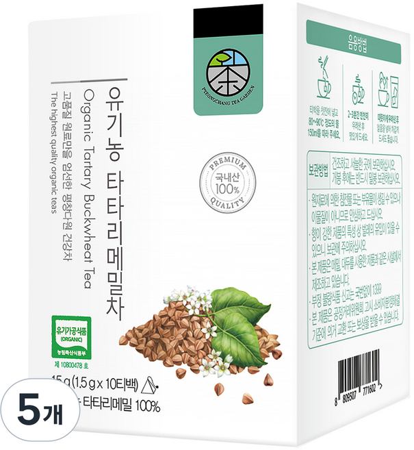 평창다원 유기농 타타리메밀차, 1.5g, 10개입, 5개