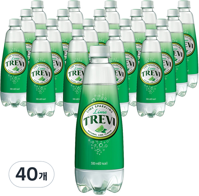 트레비 라임 펫, 500ml, 40개