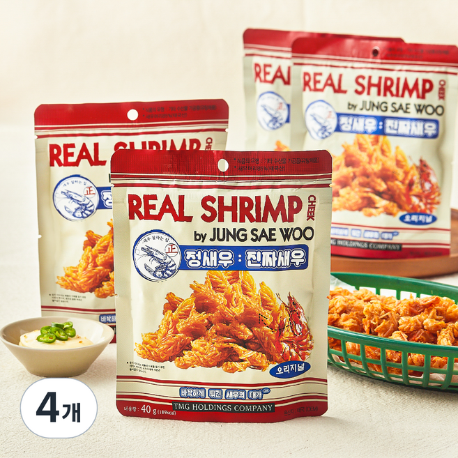 정새우 오리지널 4개입, 160g, 4개