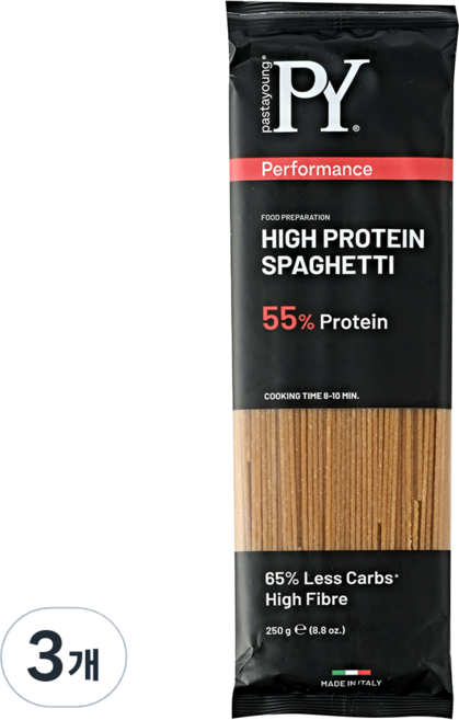 파스타영 고단백 스파게티, 250g, 3개