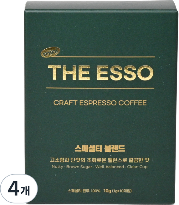 디에쏘 에스프레소 파우더 커피 스페셜티 블랜드, 1g, 4개, 10개입