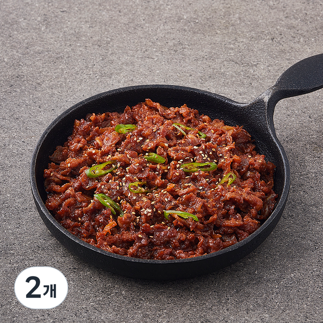 꾸브닝 국내산 한돈 매콤 오돌뼈 볶음, 2개, 400g