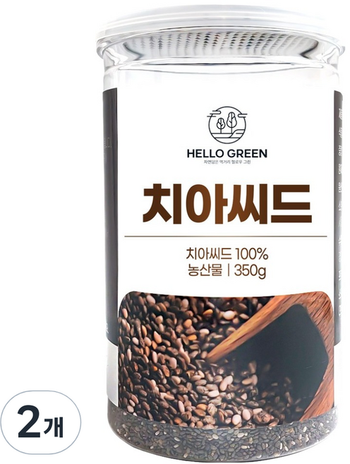 헬로우그린 치아씨드, 2개