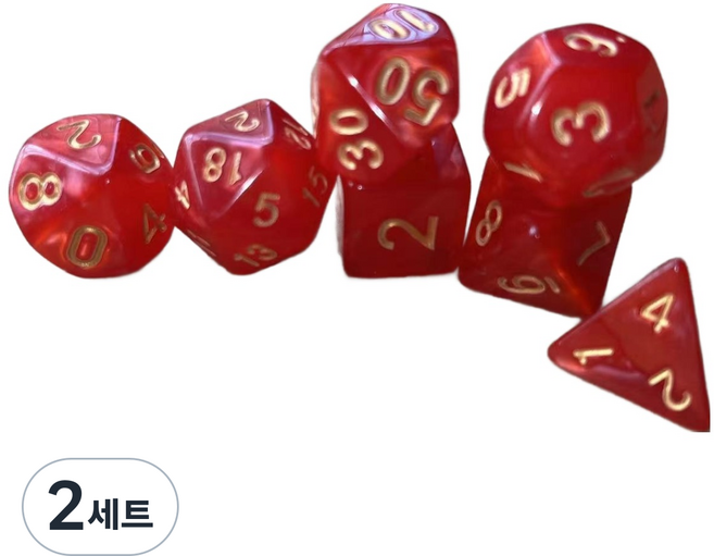 Sun&Dream 桌遊塔羅多面骰子7件組, DT3, 2套