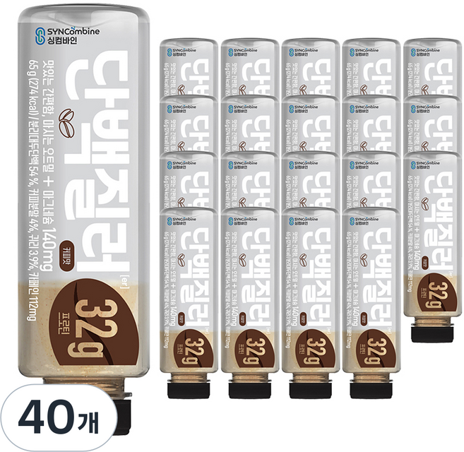 SYNCOMBINE Proteinler 咖啡味 PET瓶, 40個, 65g