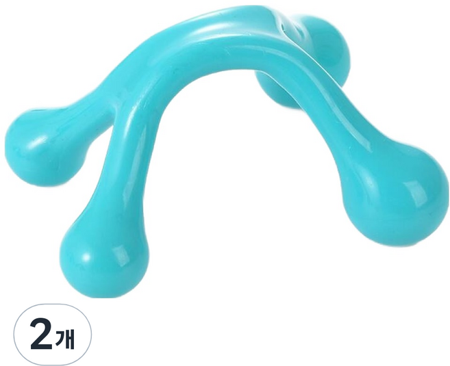 涼爽四爪刮痧按摩器, 2個, 淺藍色