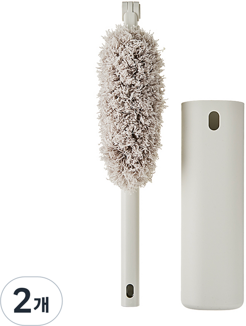 MUJI 無印良品 超細纖維迷你手持伸縮拖把 34~78cm 4550344832073, 單一顏色, 2個