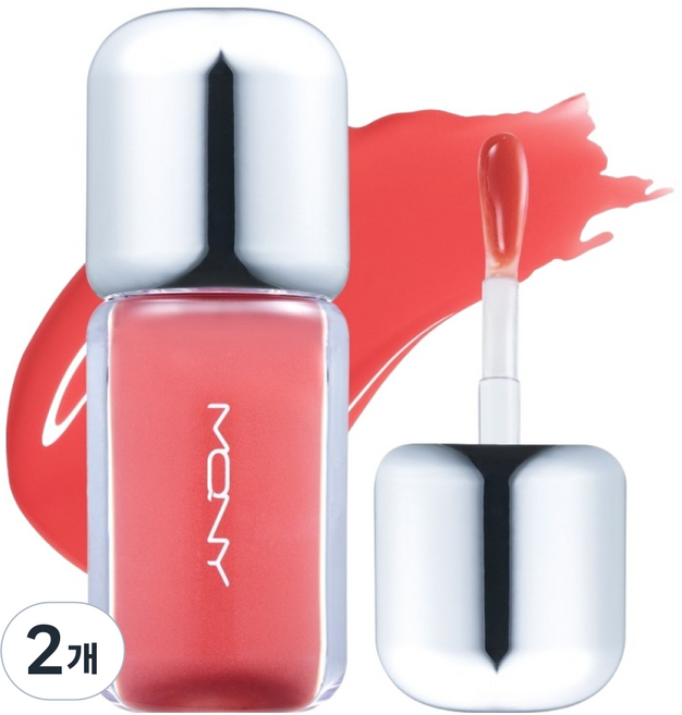 맥퀸뉴욕 립 플럼퍼, 탱글 피치, 2개