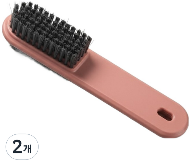 몰투데이 때싹솔 신발 욕실 긴 청소 세척 솔, 핑크, 2개