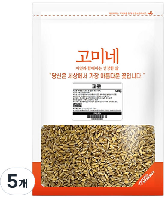 고미네 파로, 500g, 5개